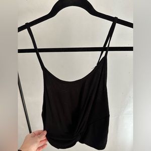 Black crop top